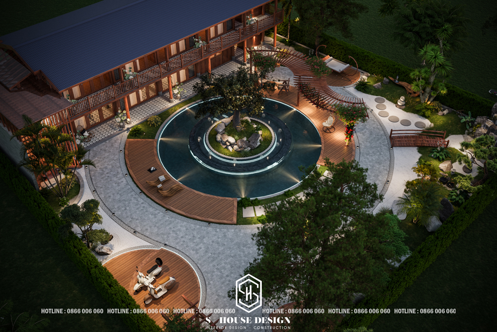 Thiết kế villa nghỉ dưỡng đẹp lung linh tại Diên Khánh